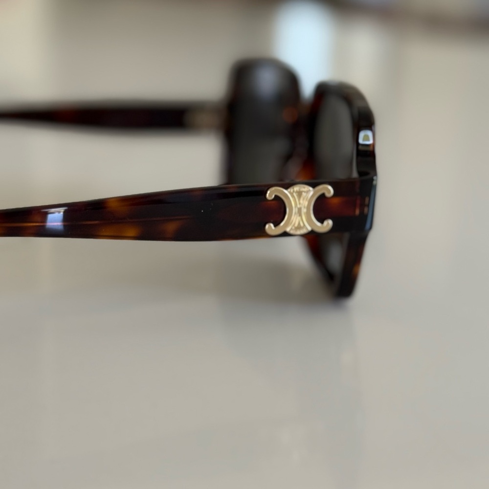 Celine Tortoise Shell Sunglasses - Picture 2 of 5